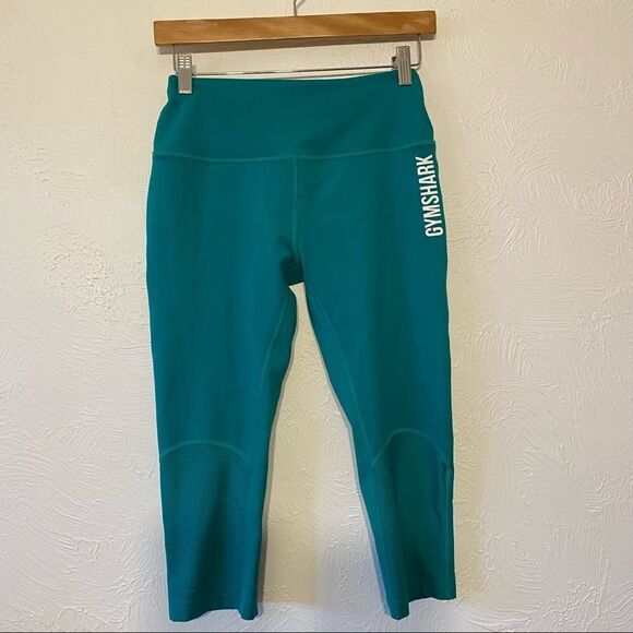 GYMSHARK PULSE CROP LEGGINGS SZ S SMALL - Picture 1 of 9